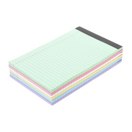 SEWACC 6pcs Memo Pad Memo Planner to Do List Ruled Lined Notebook Pad for School Office Supplies