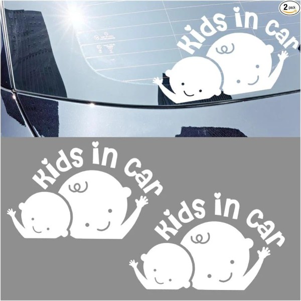 NoBrand 2PCS in Car Sticker Decal, on Board Car Decal,