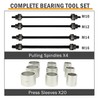 28PCS ProfessionalPress & Pull Sleeve Kit for Removing Bearings Bushes