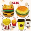 Jumbo Squeeze Hamburger Set, Set of 6, Fluffy Honey, Interior,
