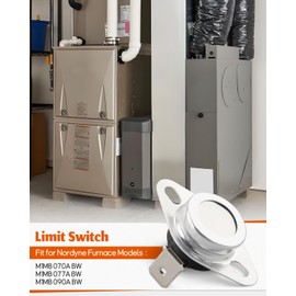 626618 Limit Switch L175-40F Fit for Nordyne Furnace M1MB 070A BW M1MB 077A BW M1MB 090A BW