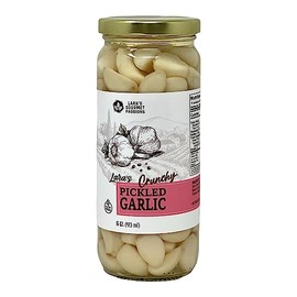Lara's Crunchy Pickled Garlic - (4 Pack, 16 oz each) - Gourmet Mild Flavor - Versatile Culinary Delight - Ready-to-Use Garlic Cloves