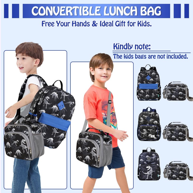 VONXURY Lonchera grande para niños, niñas, adolescentes, niños pequeños, bonita