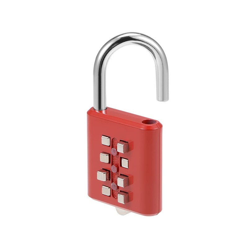 sourcing map 8-Digit Combination Padlock Push Button Lock for Locker