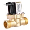 Nikou Solenoid Valve, 1/2" AC 220V Normally Closed Brass Electric