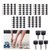 120Pcs High Heel Tip Caps TPU Polyurethane Iron Shoes Repairing