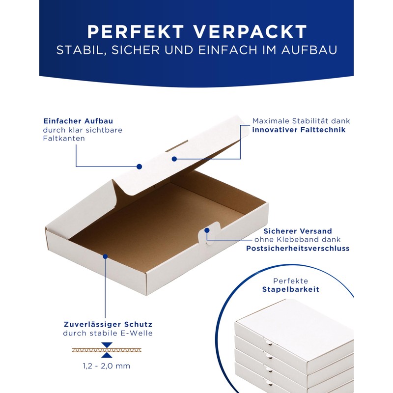 KK Verpackungen Maxi Letter Boxes 350 x 250 x 50