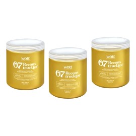 Kit Tratamiento Reconstructor De Cabello Reparador Wött 3pz