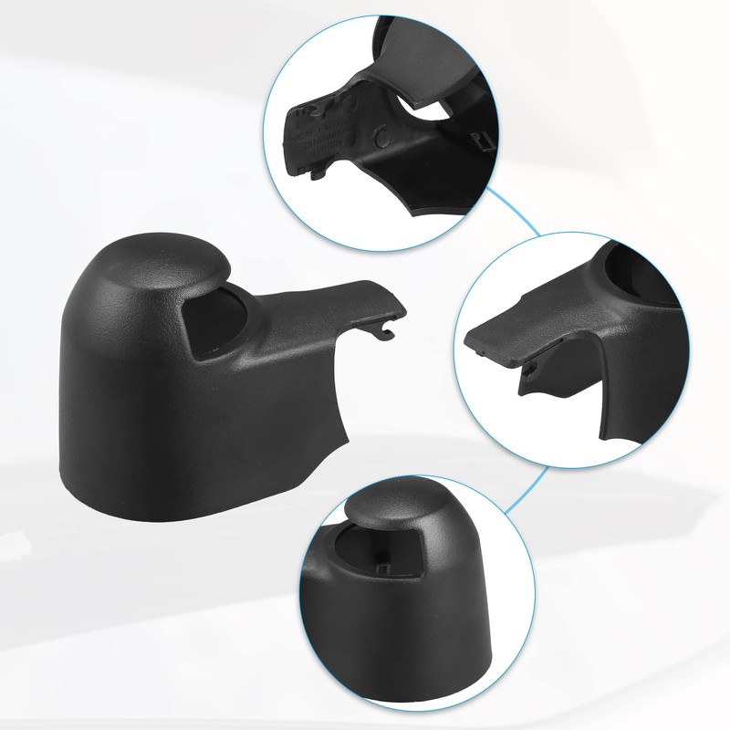 X AUTOHAUX Rear Windshield Wiper Arm Nut Cover Cap for