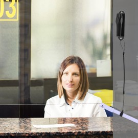 Housoutil 2pcs Stylus Pen Holder Straps Elastic Tether Lanyards with Wall Mount Bracket Anti-Lose Tablet Pens Coil Spring Straps for Home Offcie