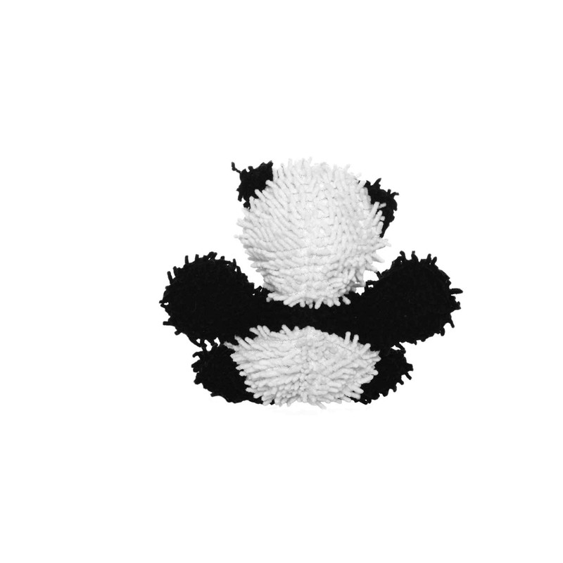MIGHTY- Microfiber Ball Panda – Made with Squeaker Balls and