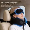 MTGKY Airplane Pillow for Long Flight,Head Strap Combo with 3D