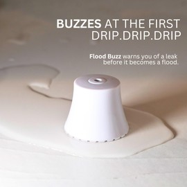 Flood Buzz Small Model | 6-Pack | Reusable, Easy-to-Use Water Leak Alarms for Homes and Businesses w/ Pre-Installed Battery