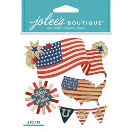 Jolee's Boutique 0015586972443 Jolly Boutique American Flag BQ16 , Other