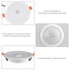 12W AC85‑265V LED Ceiling Light Downlight Human Body Sensor Recessed