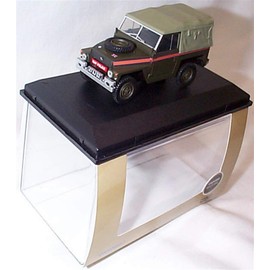 oxford LAND R0VER lightweight canvas RAF police vehicle 1:43 scale diecast model