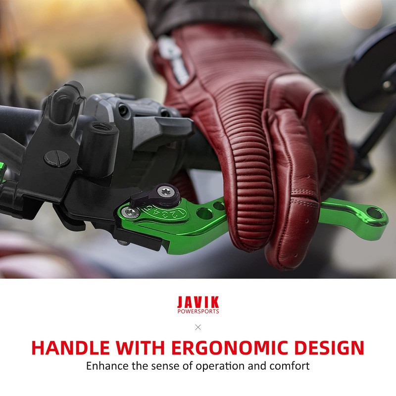 JAVIK Updated Universal Bike Brake Master Cylinder Clutch Lever Set