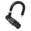 Mini Compact Padlock 4 Digit Combi 12mm Shackle U-Lock D-Lock