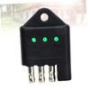 Ciieeo Pin Trailer Circuit Tester Socket Connection Tool with LED