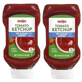 Generic No Sugar Added Ketchup (Pack Of 2 Bottles) 19 Oz