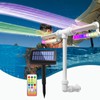 Solar Pool Fountain with Lights-7 RGB Colors & 42 Lighting