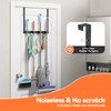 DEYILIAN Broom and Mop Holder Over the Door, Broom Holder