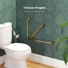 2 Pack 20 Inch Anti Slip Bronze Shower Grab Bar