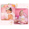 Hitopin 1 Piece Birthday Baby Crown, Baby Princess Crown Birthday