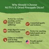 NUTS U.S. – Dried Pineapple Dices | No Added Colors
