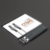 AISENS LPS1M-099 Adjustable Desktop Stand for Laptop/Tablet - Silver