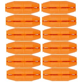 12 Pack Orange Bucket Handle Grips Reduce Hand Fatigue for Wire Bail Handle