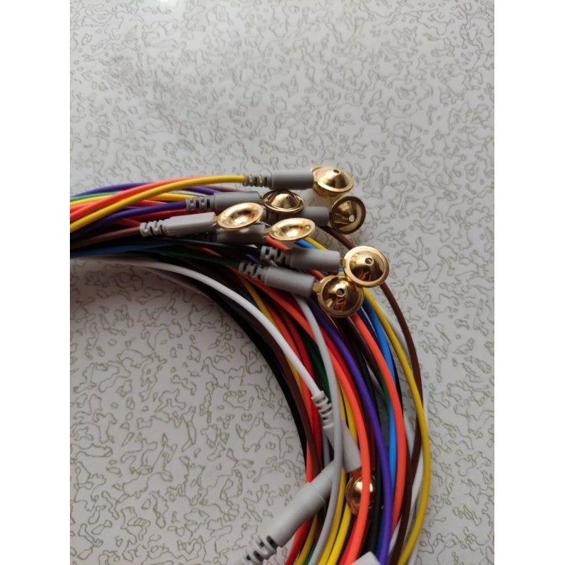 Eeg Electrodos Para Eeg Copa De Oro, 5 Uds