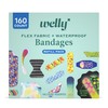 Welly Bandage Large Refill Pack | Adhesive Flexible Fabric, Glow-in-The-Dark
