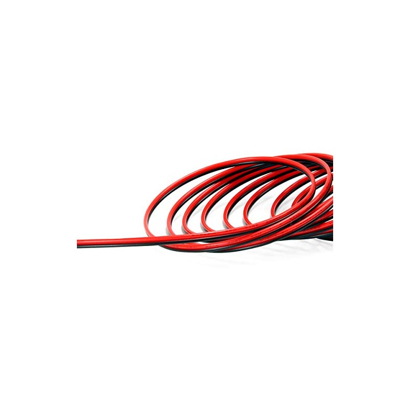 Kaito Denshi AWG24 Electric Wire, Red and Black, 66.4 ft