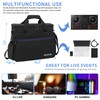 AKOZLIN Padded DJ Mixer Case Gig Bag Controller Travel Shoulder