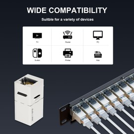 iwillink 10Gbps Cat7 RJ45 Through Coupler 1U Shielded 24-Port Patch Panel STP 19-Inch Without Back Bar, Wallmount or Rackmount, Compatible with Cat5e, Cat6, Cat6A, Cat7 Cabling