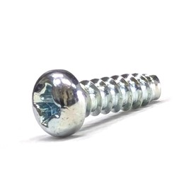 [M3 x 10] Pan Head Tapping Screws, 2 Types (B0 Type), Trivalent Chromate, 10 Pieces