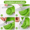 CHEOTIME 5pcs Cordless Electric String Trimmers Metal Blade, Weed Eater