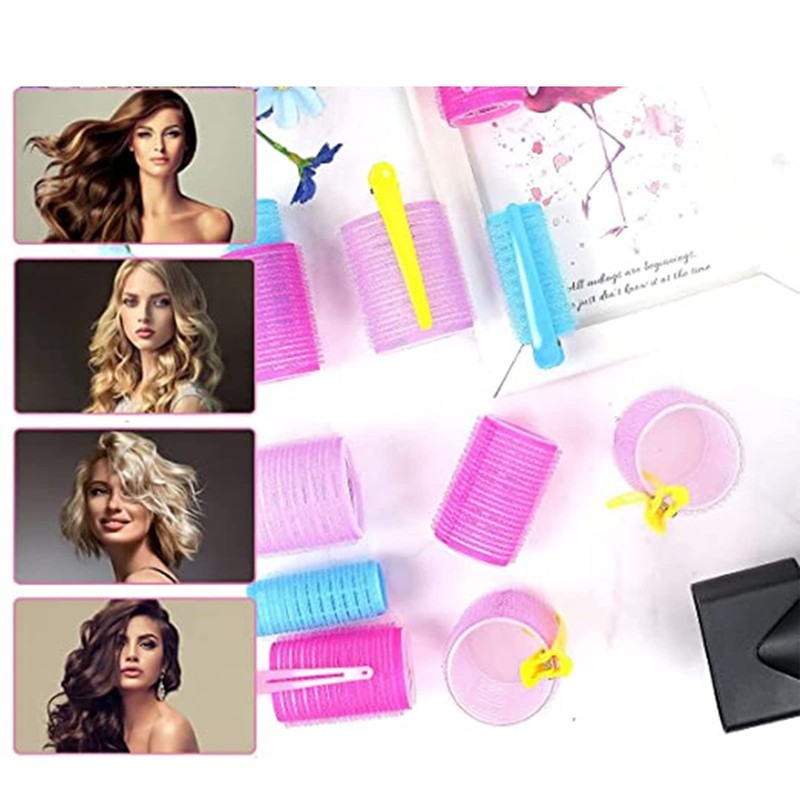 36 Piece Hair Rollers Set with Self-Grip, Sleeping Curlers, Portable