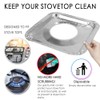 Aluminum Foil Gas Stove Burner Liners, 50 Pack Stove Burner