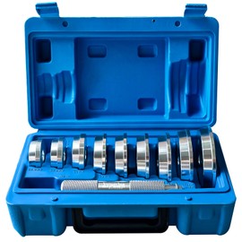 ATPEAM Bearing Race and Seal Driver Set - 10 PCS Universal Aluminum Kit for Automotive Wheel Bearings