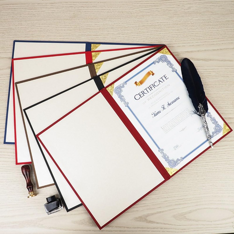 Oaygat A4 Diploma Cover Award Certificate Holder Certificate Sleeve Professional