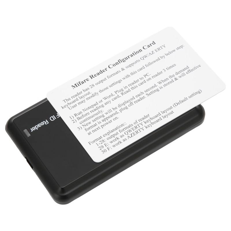 USB Card Reader Changeable Output Format 13.56MHz Contactless for RFID