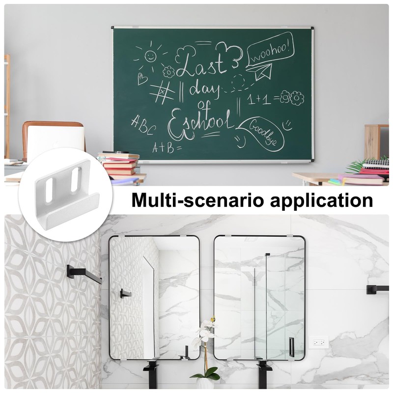 sourcing map 10 Pcs Stainless Steel Tile Hanger, Adjustable Tile
