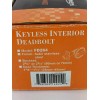 Pamex Interior Deadbolt Thumb Turn Satin Stainless Steel Keyless Security
