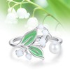 VIKI LYNN 925 Sterling Silver Flower Lily of the Valley