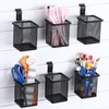 Colingmill 6 Set Slatwall Cups with Hook Black Metal Slatwall