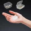 WYAN 32 Pcs Mini Container Boxes, Square Empty Mini Clear