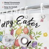 Easter Shower Curtain Bunny Easter Eggs Tree Shower Curtain for