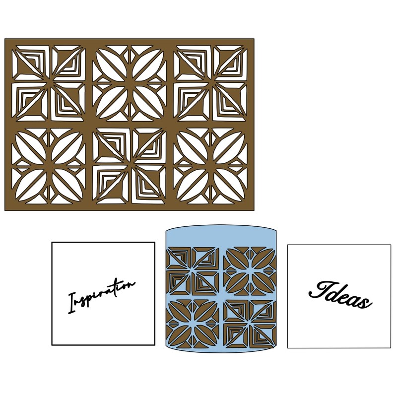 Samoan Patchwork Stencil